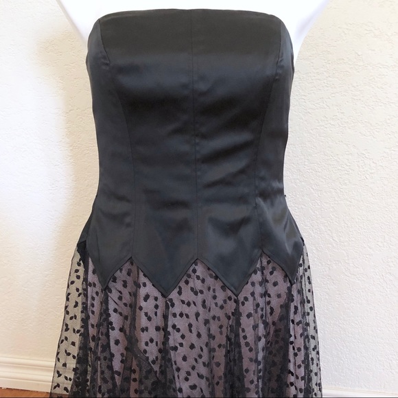 Laundry by design black strapless prom dress - Picture 2 of 8